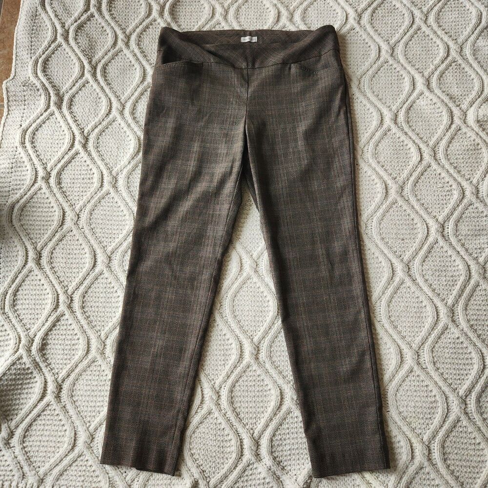 Van Heusen Straight Leg Plaid Stretch Dress Pants Size 16